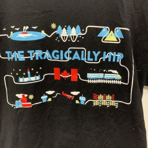 THE TRACIALLY HIP BAND MENS TOUR  TEE - Picture 3 of 5